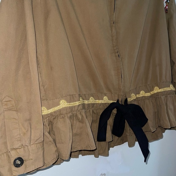 Zara Boho Tribal Beaded Fringe Shirt /Jacket - Picture 8 of 16